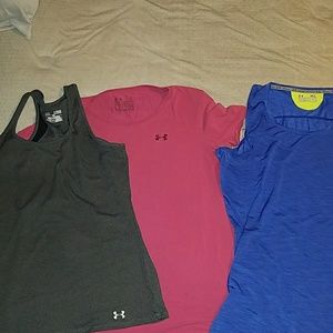 3 under armor shirts